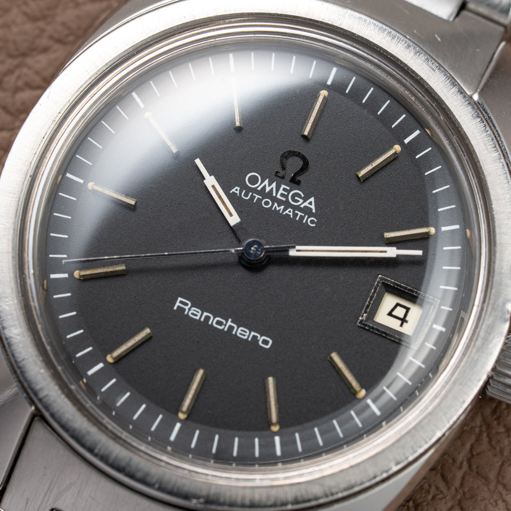 Omega Ranchero Automatic Black Dial Ref. 166.0218 – A Rare Belgian-Market Treasure from 1975