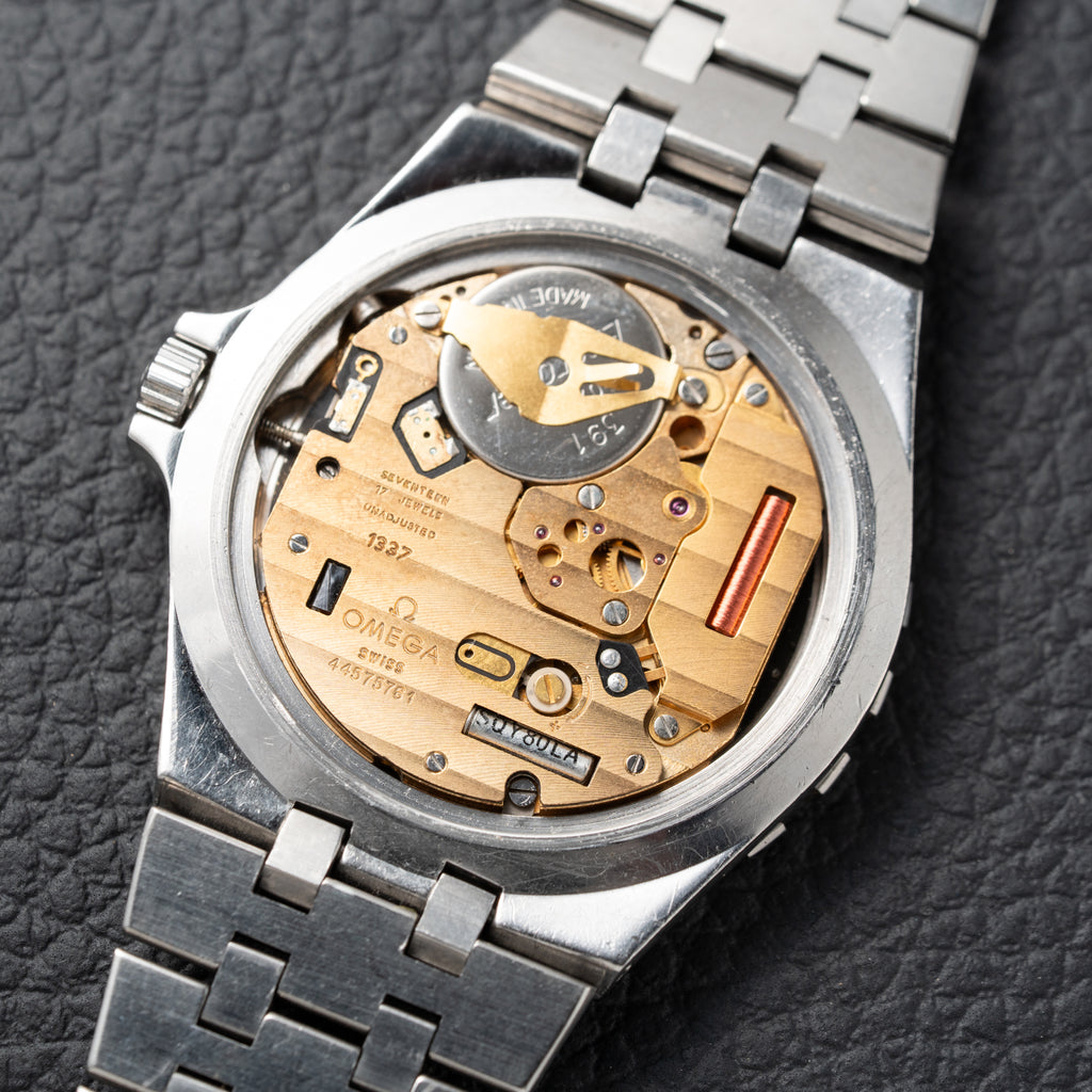 Omega 120M Jaques Mayol Plongeur de Luxe Ref 396.0900 from 1980