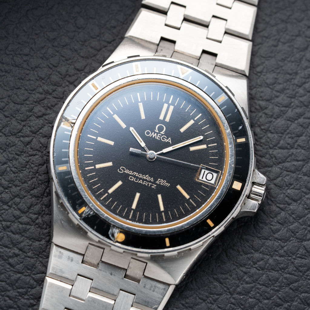 Omega 120M Jaques Mayol Plongeur de Luxe Ref 396.0900 from 1980