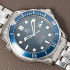 Omega Seamaster Quartz Blue Wave 300M Ref. 22218000 from 2012 with paper