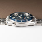 Omega Seamaster Quartz Blue Wave 300M Ref. 22218000 from 2012 with paper