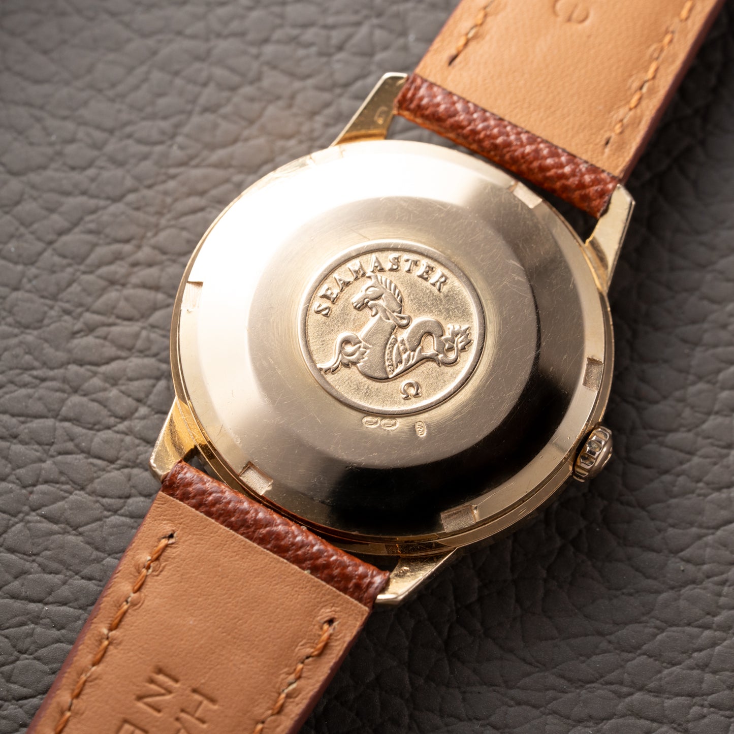 Omega Seamaster Automatic Rosé Gold 18K French Case from 1963 Ref. 165.001