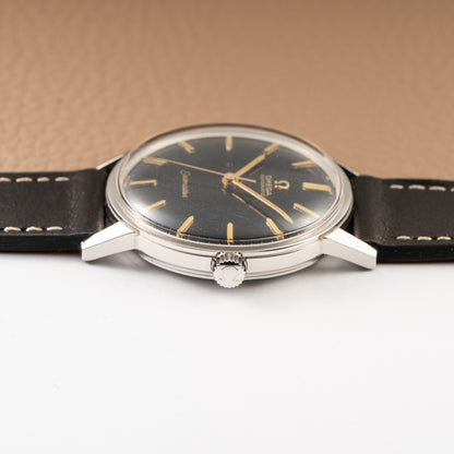 Omega Seamaster Automatic Black Gilt Dial Ref 165.002 from 1966
