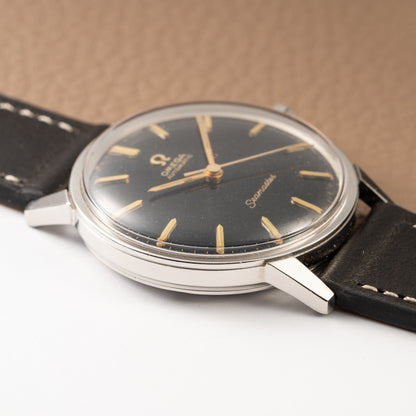 Omega Seamaster Automatic Black Gilt Dial Ref 165.002 from 1966