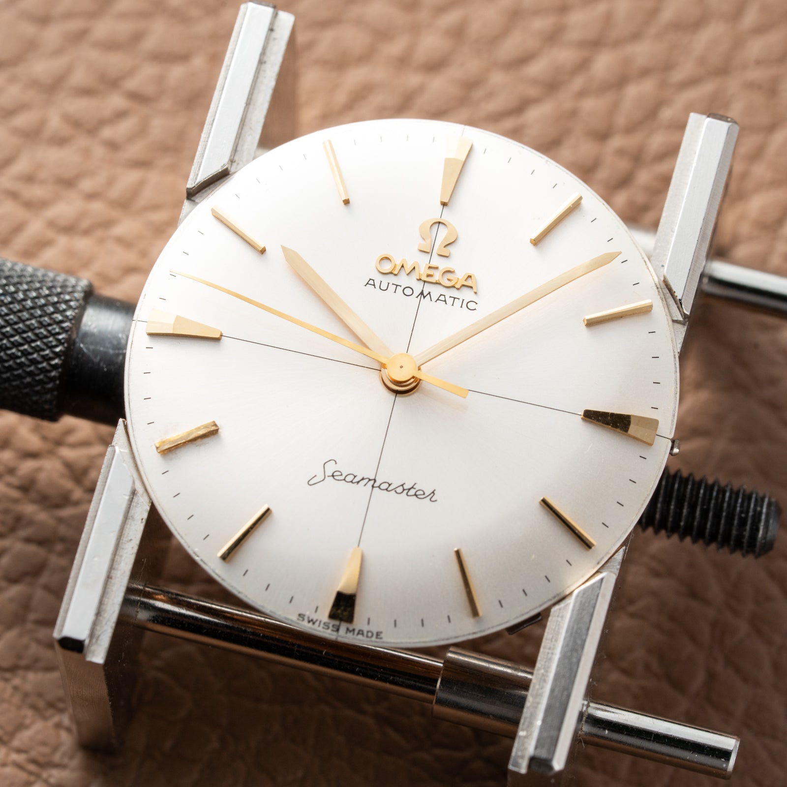 Omega Seamaster Automatic Crosshair Dial 18k Yellow Gold Ref. 14765 from 1959