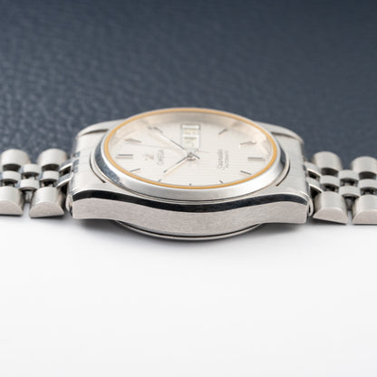 Omega Seamaster Automatic Day-Date Stripped Dial Jubilee Bracelet Ref. 166.0264 from 1980