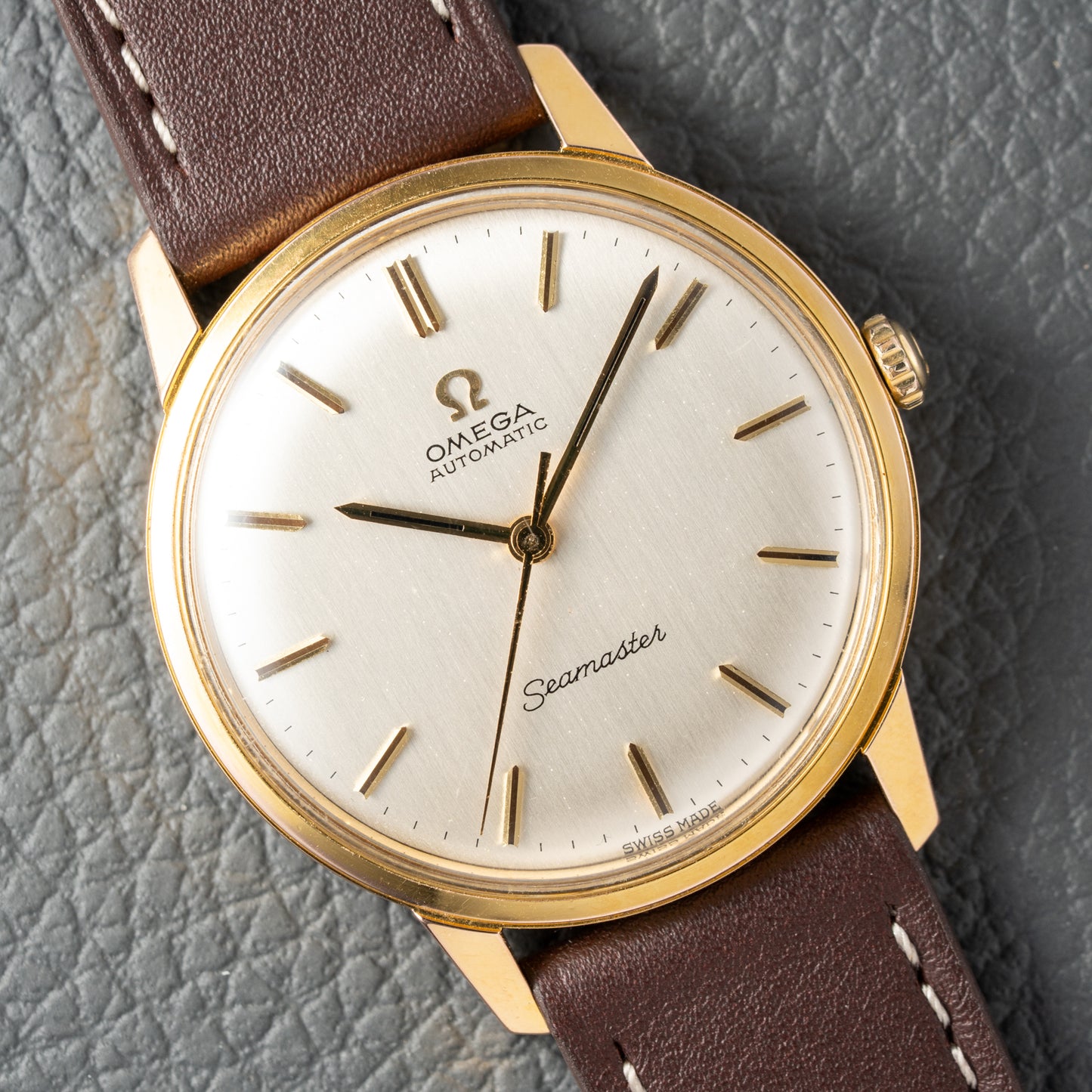 Omega Seamaster Automatic Gold Plated from 1966 Ref. 165.002