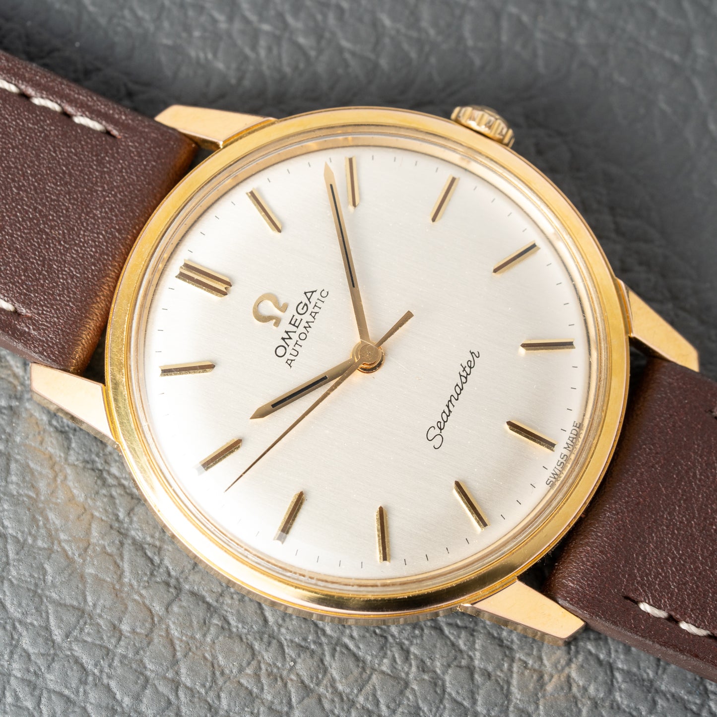 Omega Seamaster Automatic Gold Plated from 1966 Ref. 165.002