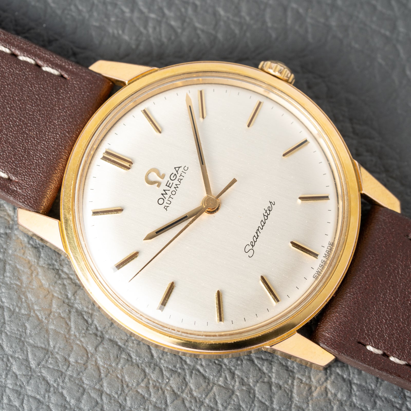 Omega Seamaster Automatic Gold Plated from 1966 Ref. 165.002