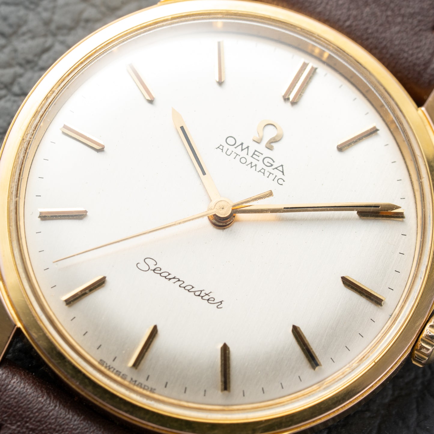 Omega Seamaster Automatic Gold Plated from 1966 Ref. 165.002