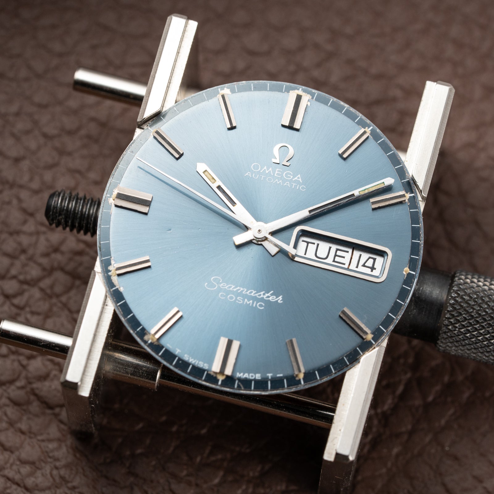 Omega Seamaster Cosmic Automatic Day Date Blue Dial Ref. 166.036 from 1969