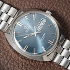 Omega Seamaster Cosmic Automatic Day Date Blue Dial Ref. 166.036 from 1969