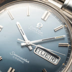 Omega Seamaster Cosmic Automatic Day Date Blue Dial Ref. 166.036 from 1969