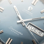 Omega Seamaster Cosmic Automatic Day Date Blue Dial Ref. 166.036 from 1969
