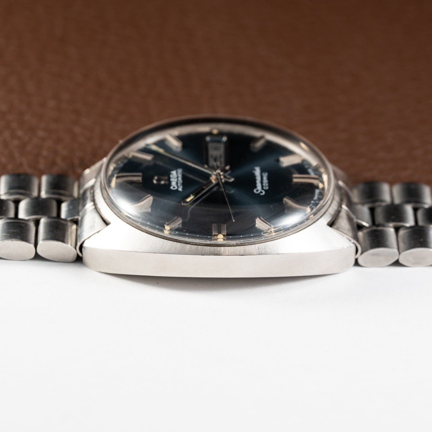 Omega Seamaster Cosmic Automatic Day Date Blue Dial Ref. 166.036 from 1969
