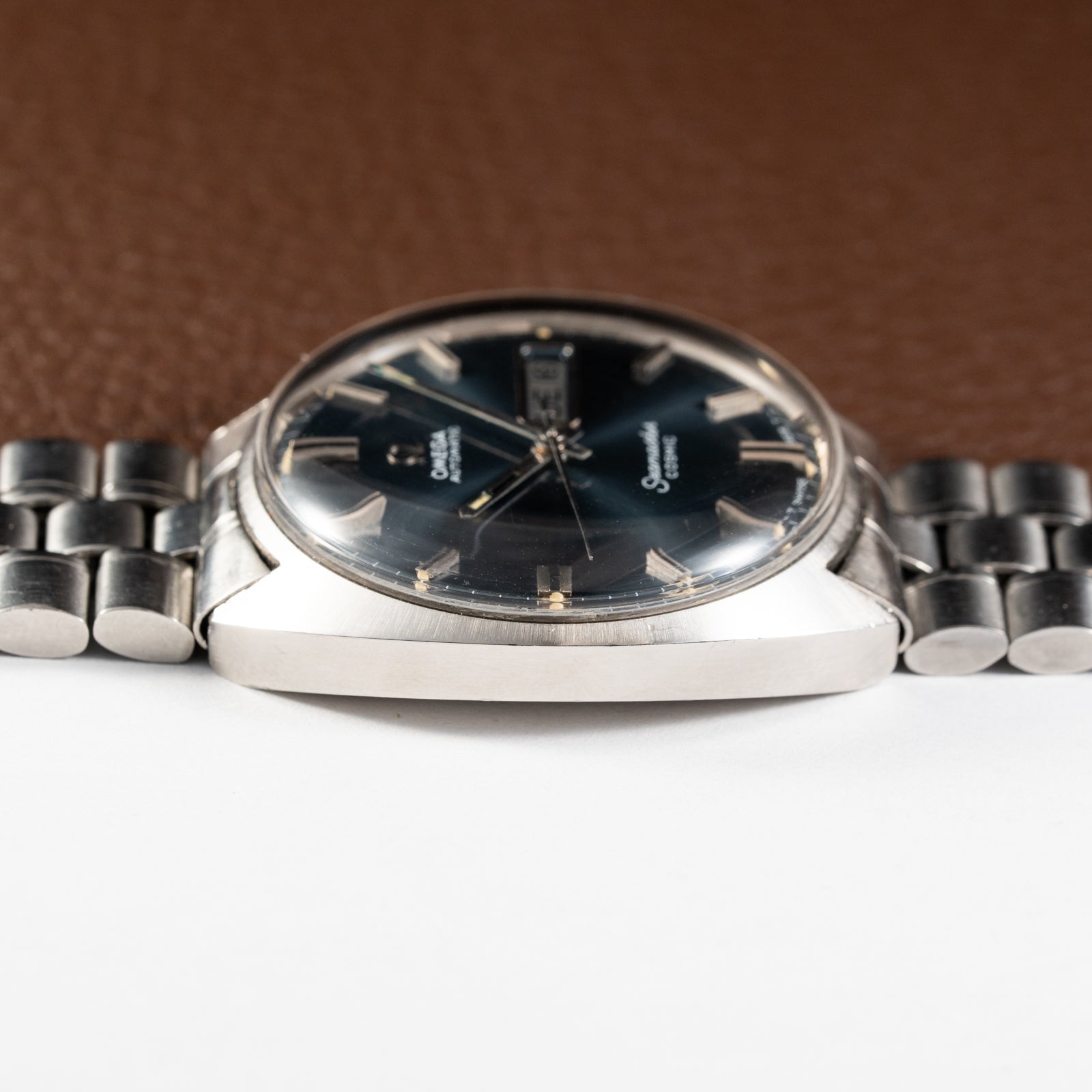 Omega Seamaster Cosmic Automatic Day Date Blue Dial Ref. 166.036 from 1969