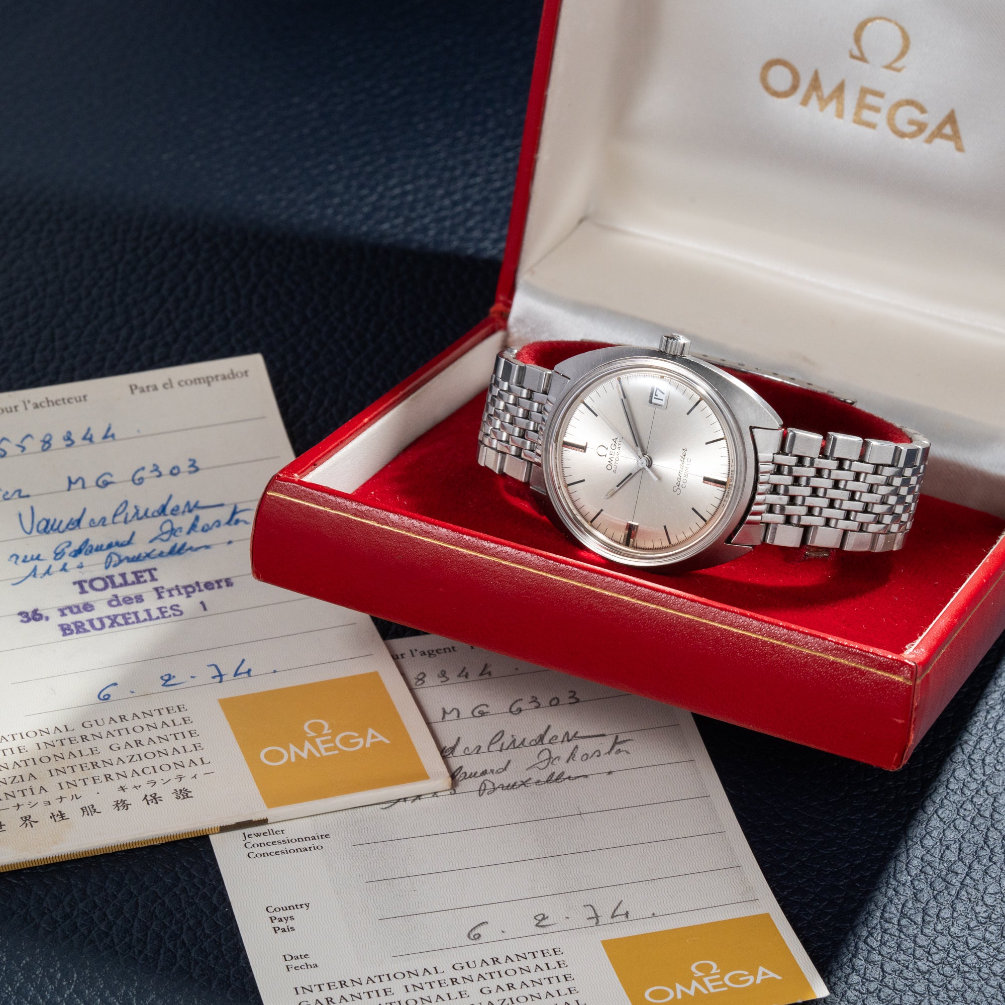 Omega Seamaster Cosmic BoR Full Set Ref 166.023 from 1974