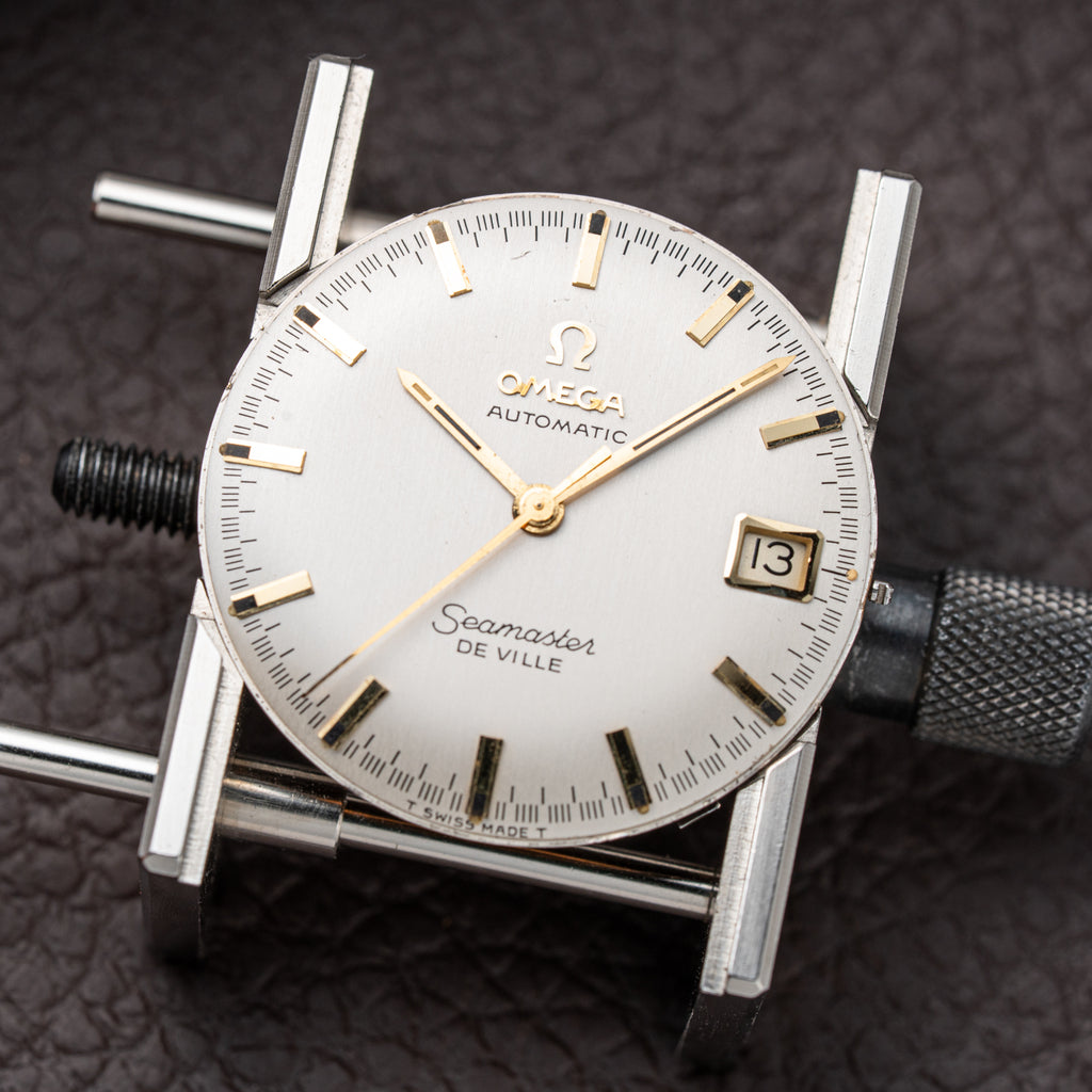 Omega Seamaster De Ville Automatic 18k with Racing Dial from 1963 Ross American Case