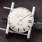 Omega Seamaster De Ville Automatic 18k with Racing Dial from 1963 Ross American Case
