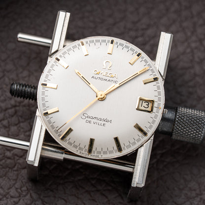 Omega Seamaster De Ville Automatic 18k with Racing Dial from 1963 Ross American Case