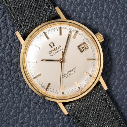 Omega Seamaster De Ville Automatic 18k with Racing Dial from 1963 Ross American Case
