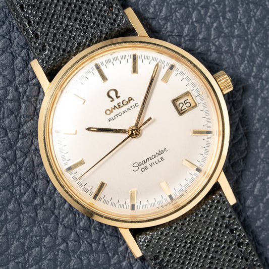 Omega Seamaster De Ville Automatic 18k with Racing Dial from 1963 Ross American Case