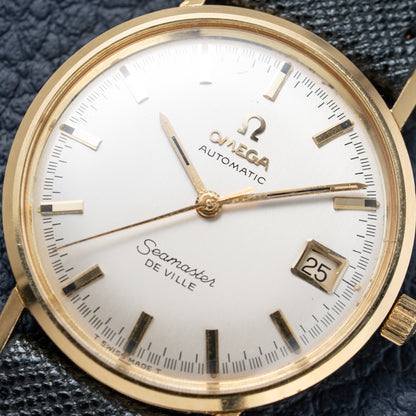 Omega Seamaster De Ville Automatic 18k with Racing Dial from 1963 Ross American Case