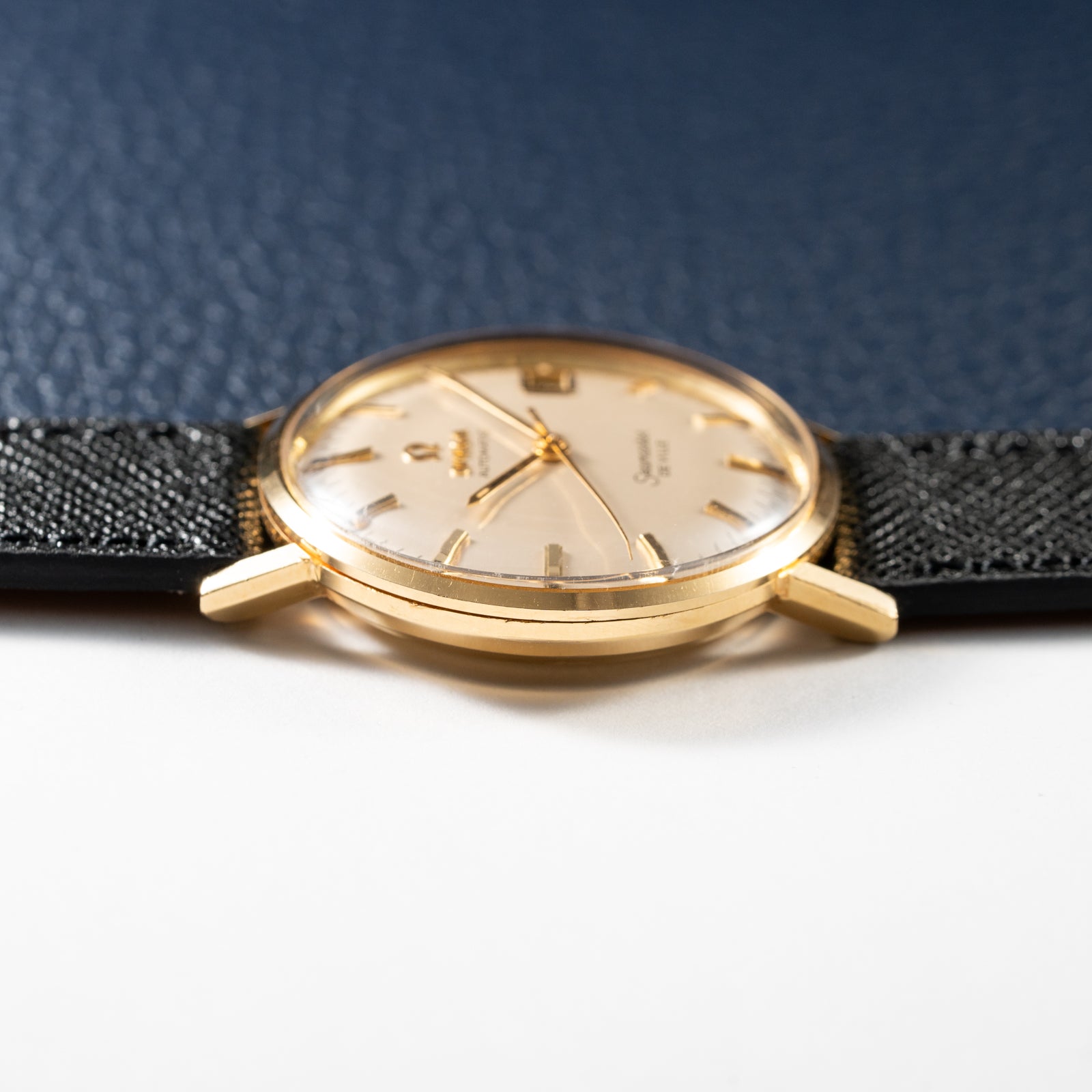 Omega Seamaster De Ville Automatic 18k with Racing Dial from 1963 Ross American Case