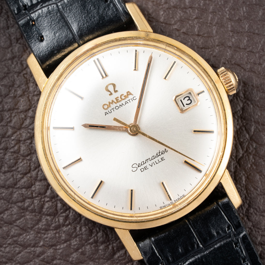 Omega Seamaster De Ville Automatic in 18k Yellow gold Ref 166.020 from 1964