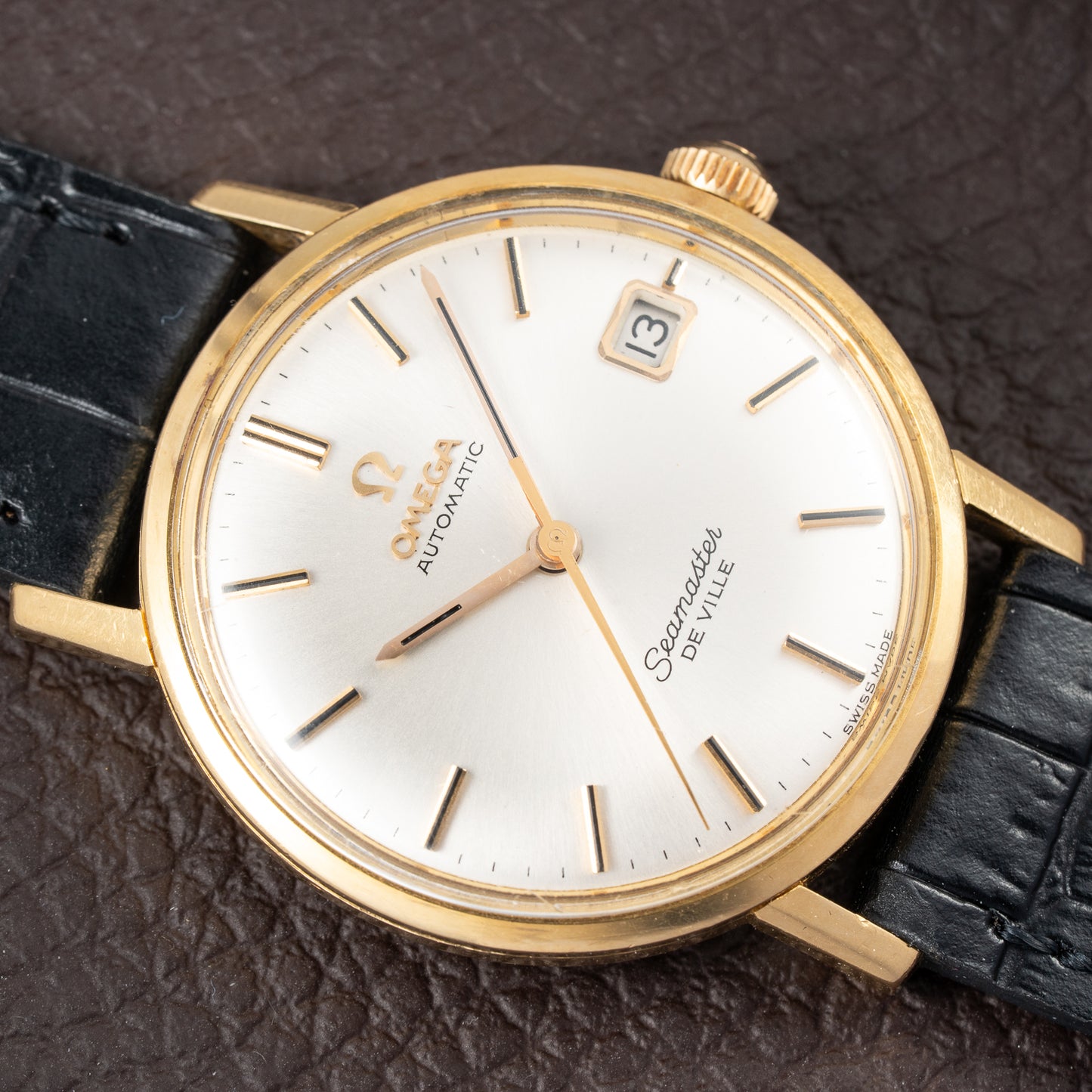 Omega Seamaster De Ville Automatic in 18k Yellow gold Ref 166.020 from 1964