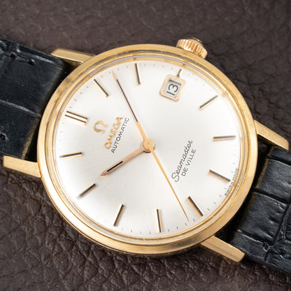 Omega Seamaster De Ville Automatic in 18k Yellow gold Ref 166.020 from 1964
