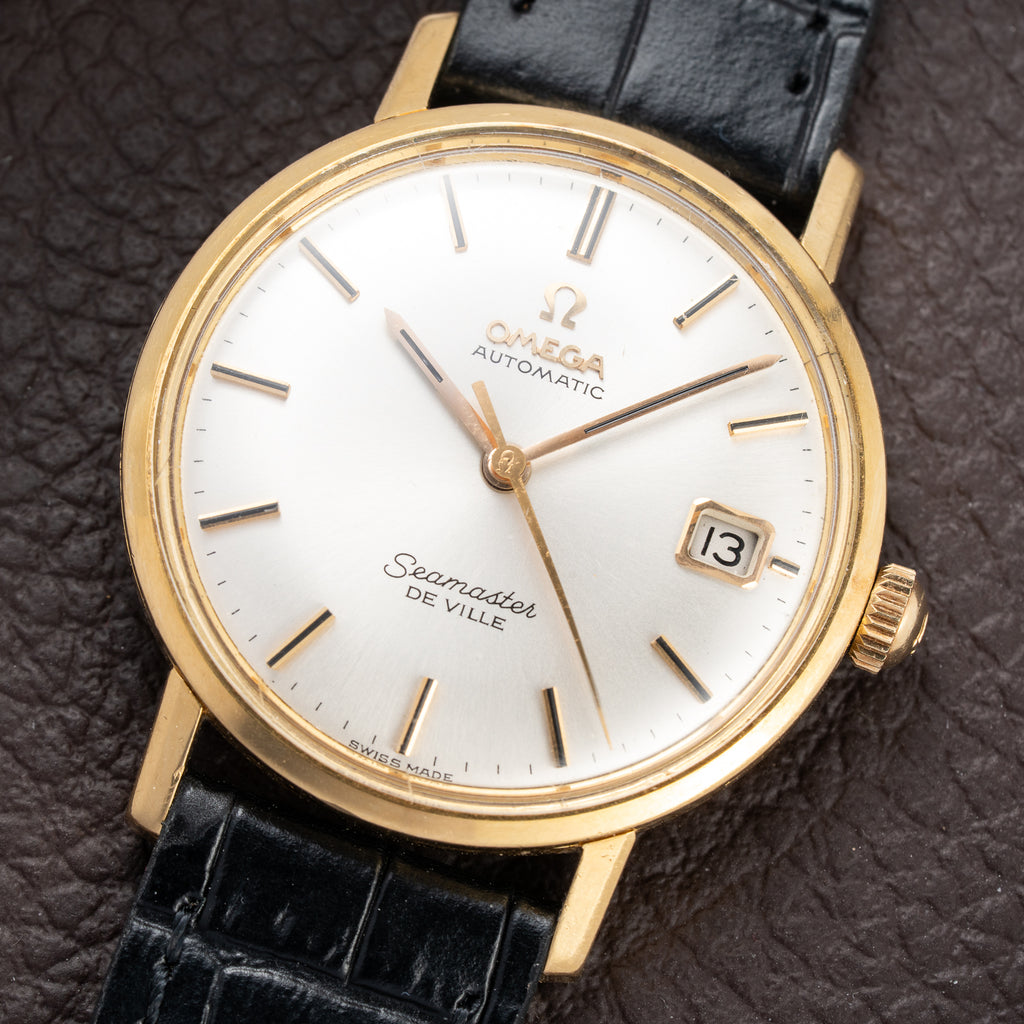 Omega Seamaster De Ville Automatic in 18k Yellow gold Ref 166.020 from 1964
