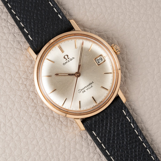 Omega Seamaster De Ville 18K Rosé Gold French Case Ref. 136.20 from 1963