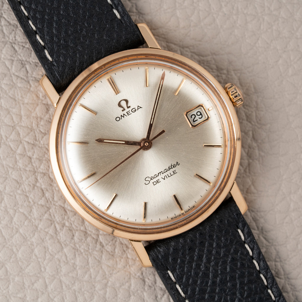 Omega Seamaster De Ville 18K Rosé Gold French Case Ref. 136.20 from 1963