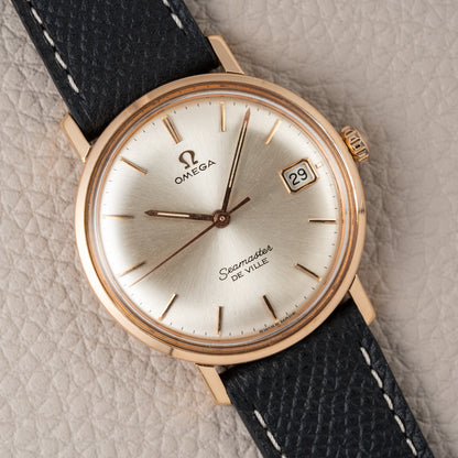 Omega Seamaster De Ville 18K Rosé Gold French Case Ref. 136.20 from 1963