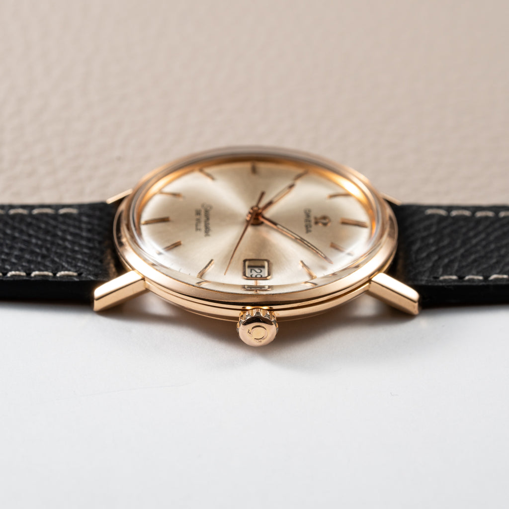 Omega Seamaster De Ville 18K Rosé Gold French Case Ref. 136.20 from 1963