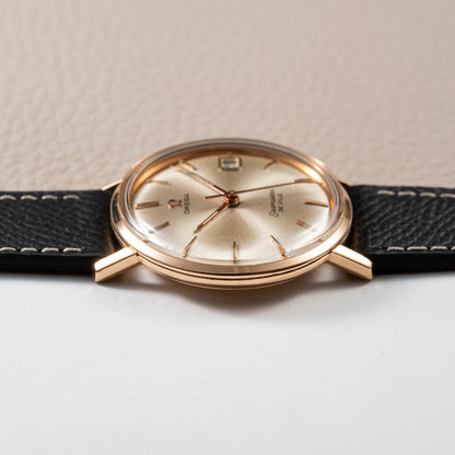 Omega Seamaster De Ville 18K Rosé Gold French Case Ref. 136.20 from 1963