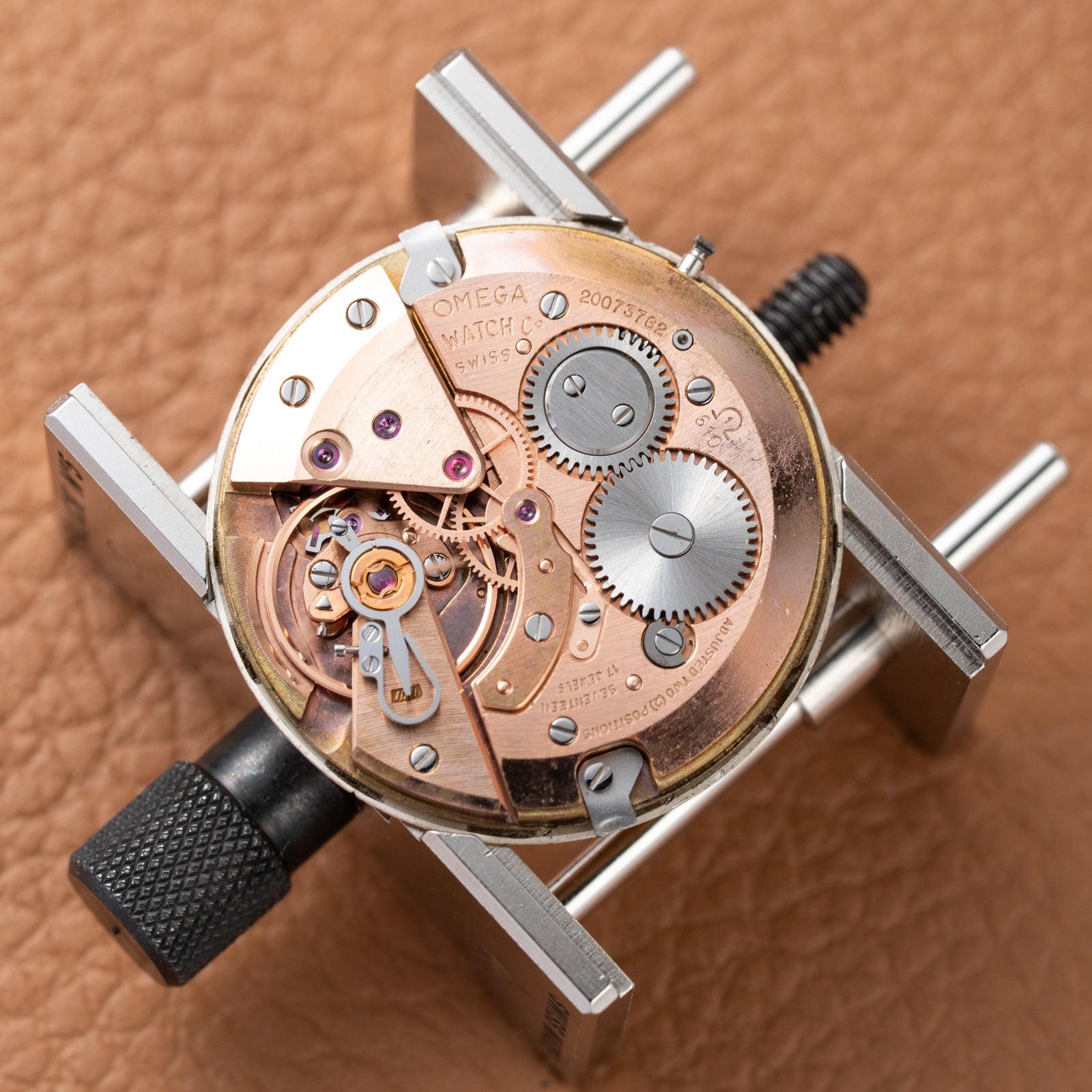 Omega Seamaster De Ville 18K Rosé Gold French Case Ref. 136.20 from 1963