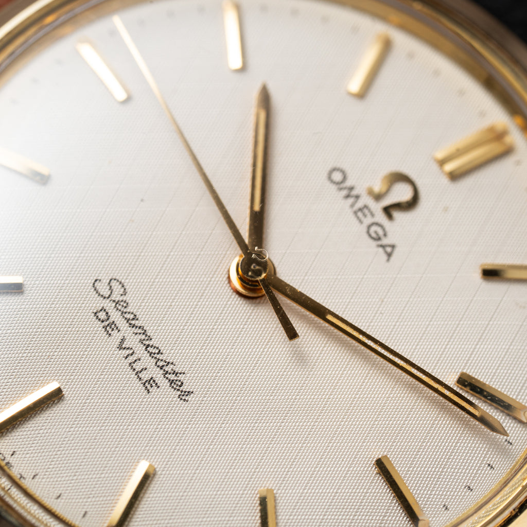 Omega Seamaster De Ville with Rare Linen Dial from 1964