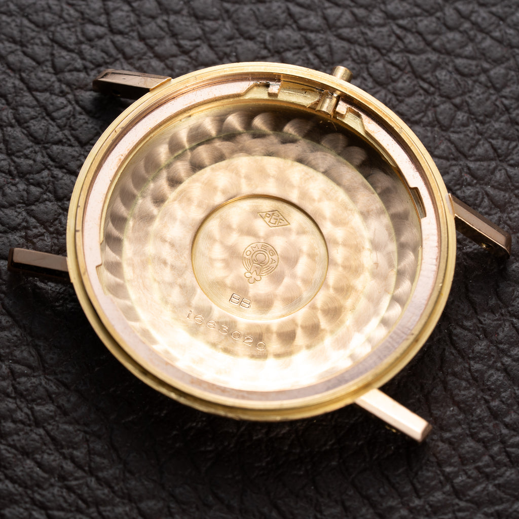 Omega Seamaster De Ville Automatic 18K Rosé Pink Gold French Case Ref. 166.020 Circa 1965