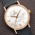 Omega Seamaster De Ville Automatic 18K Rosé Pink Gold French Case Ref. 166.020 Circa 1965