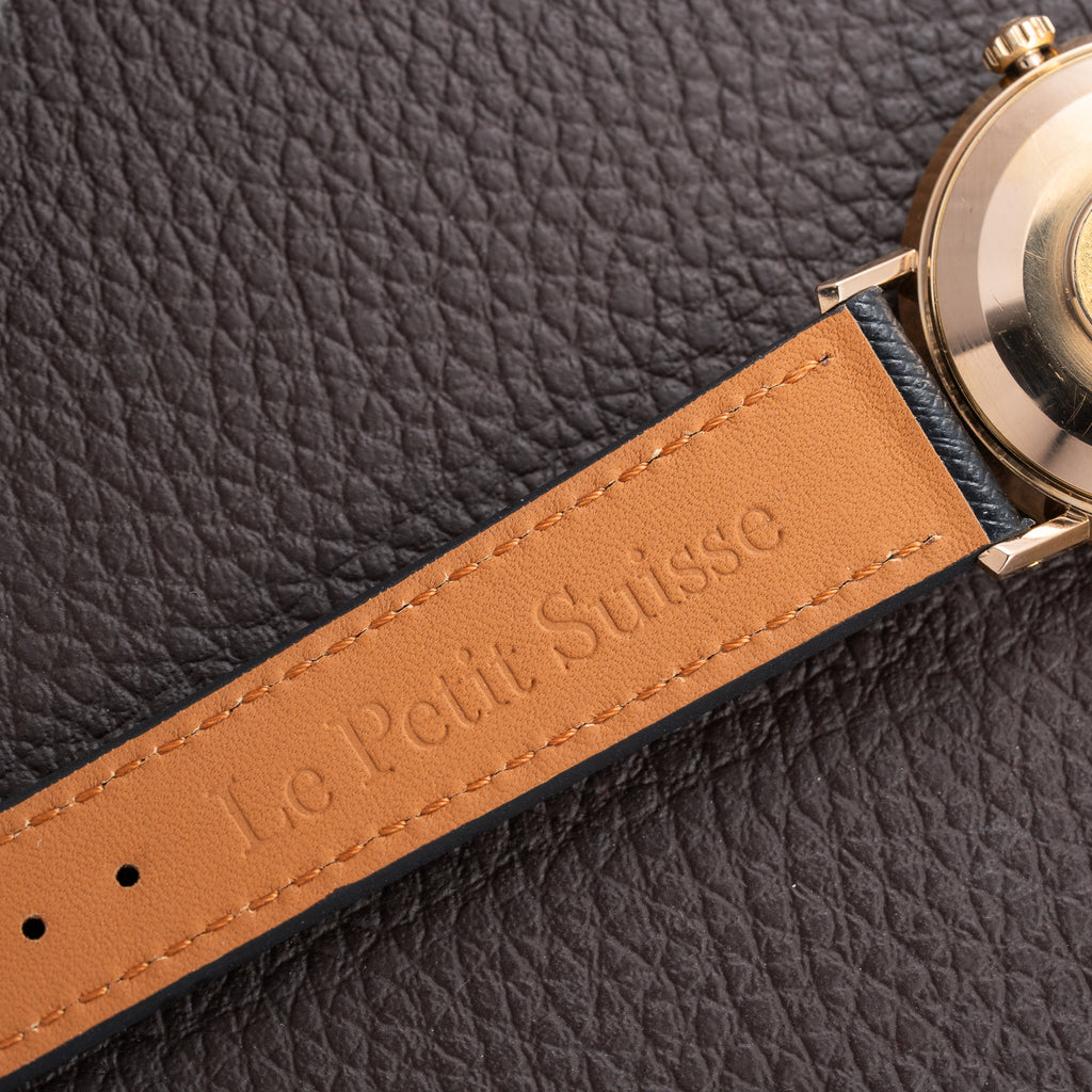 Omega Seamaster De Ville Automatic 18K Rosé Pink Gold French Case Ref. 166.020 Circa 1965