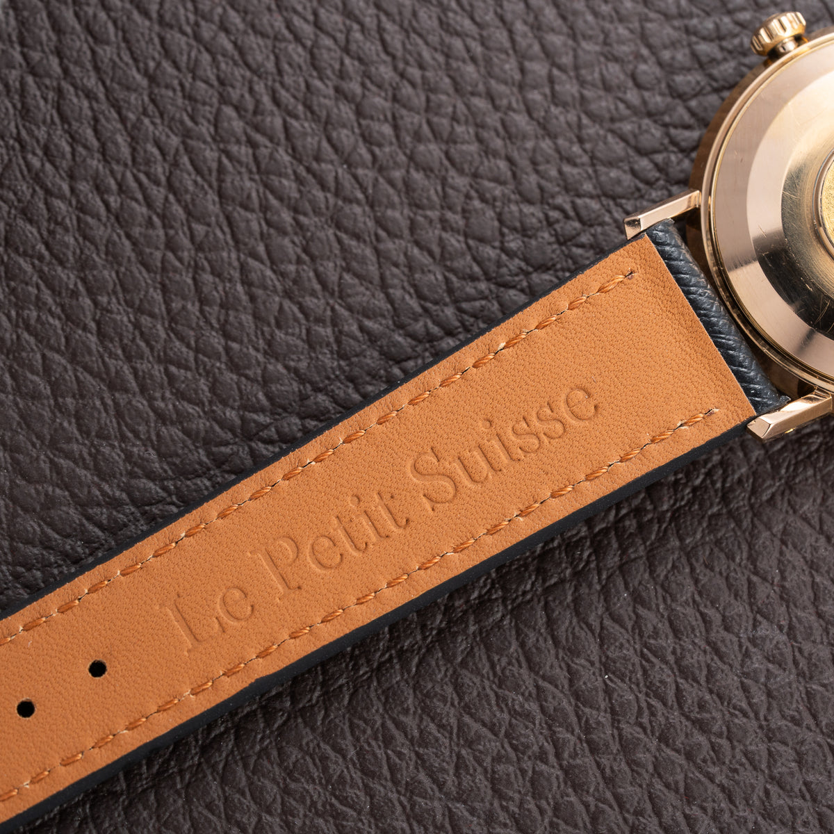 Omega Seamaster De Ville Automatic 18K Rosé Pink Gold French Case Ref. 166.020 Circa 1965