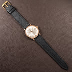 Omega Seamaster De Ville Automatic 18K Rosé Pink Gold French Case Ref. 166.020 Circa 1965
