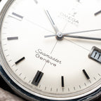 Omega Seamaster Geneve Rare Double-Signed Crosshair Dial Ref. 166.002 from 1968
