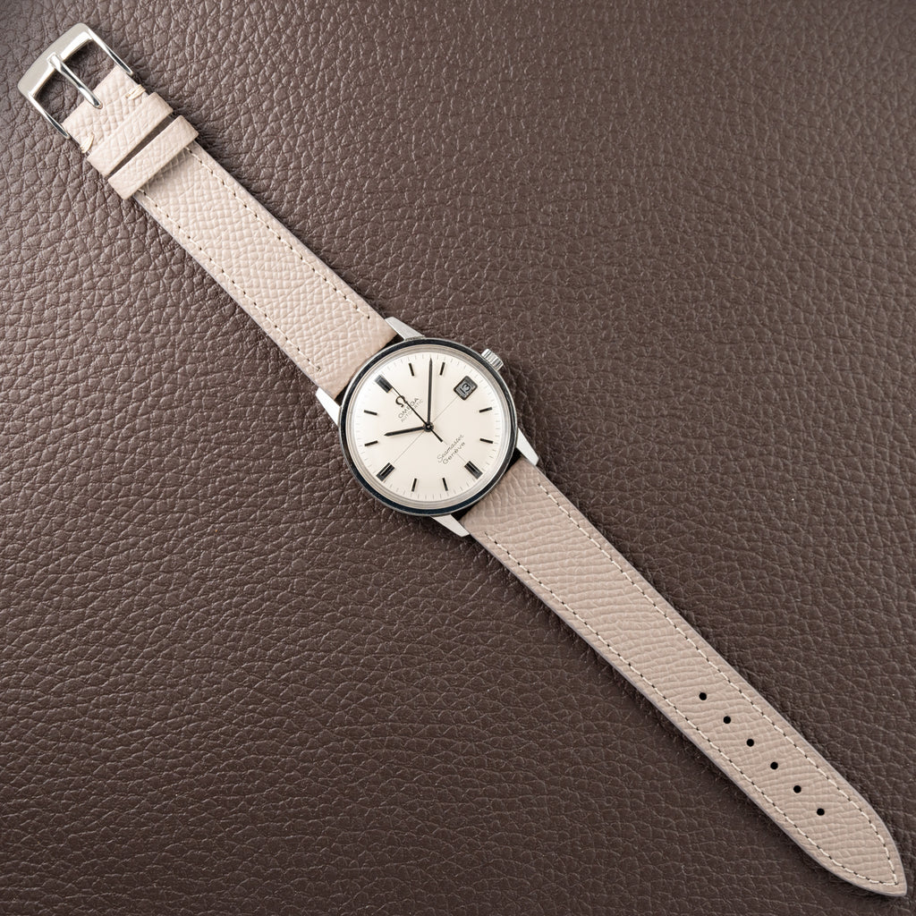 Omega Seamaster Geneve Rare Double-Signed Crosshair Dial Ref. 166.002 from 1968