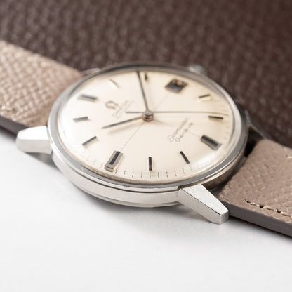Omega Seamaster Geneve Rare Double-Signed Crosshair Dial Ref. 166.002 from 1968