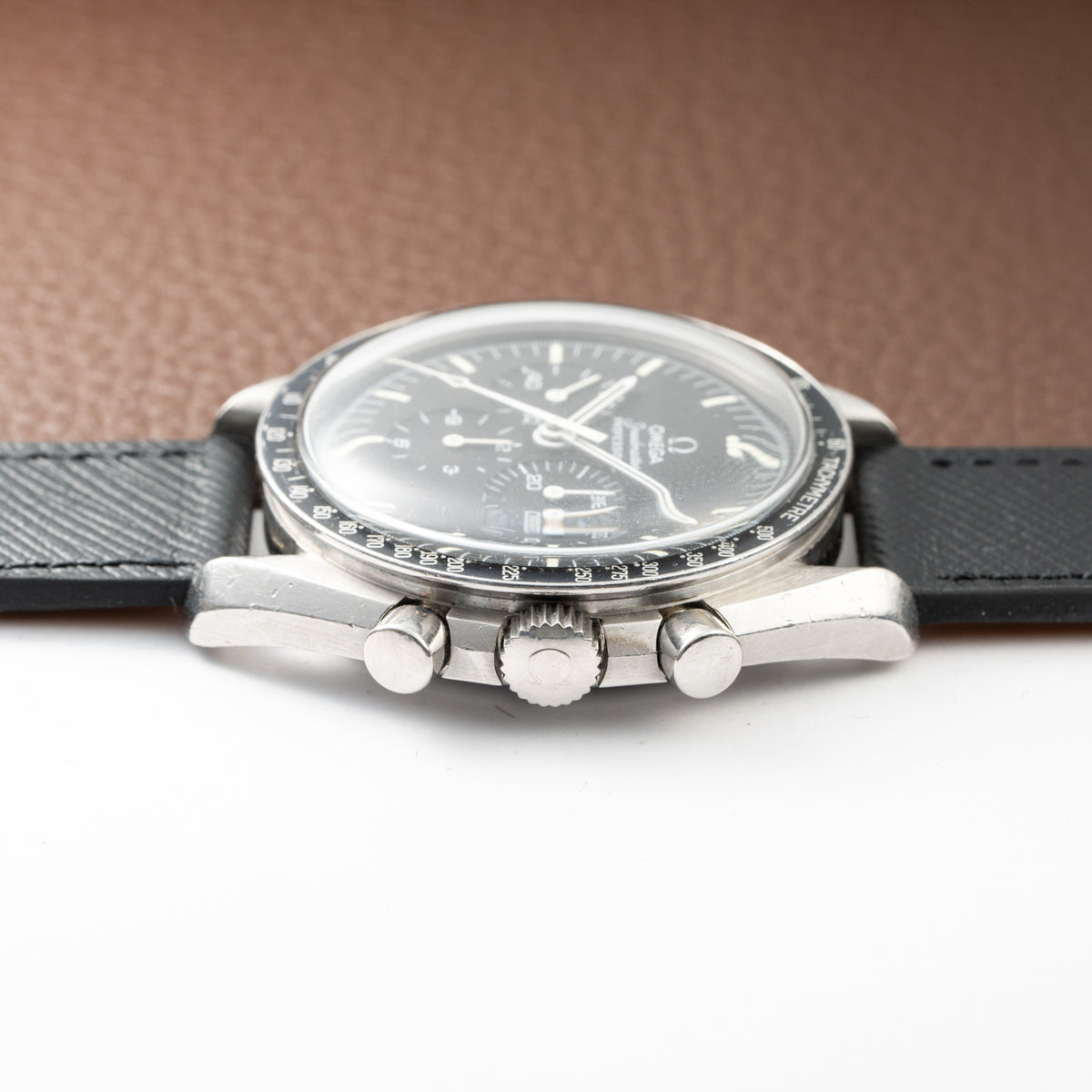 Omega Speedmaster Professional  Long S and R Moonwatch Ref 145.022 with papers from 1984