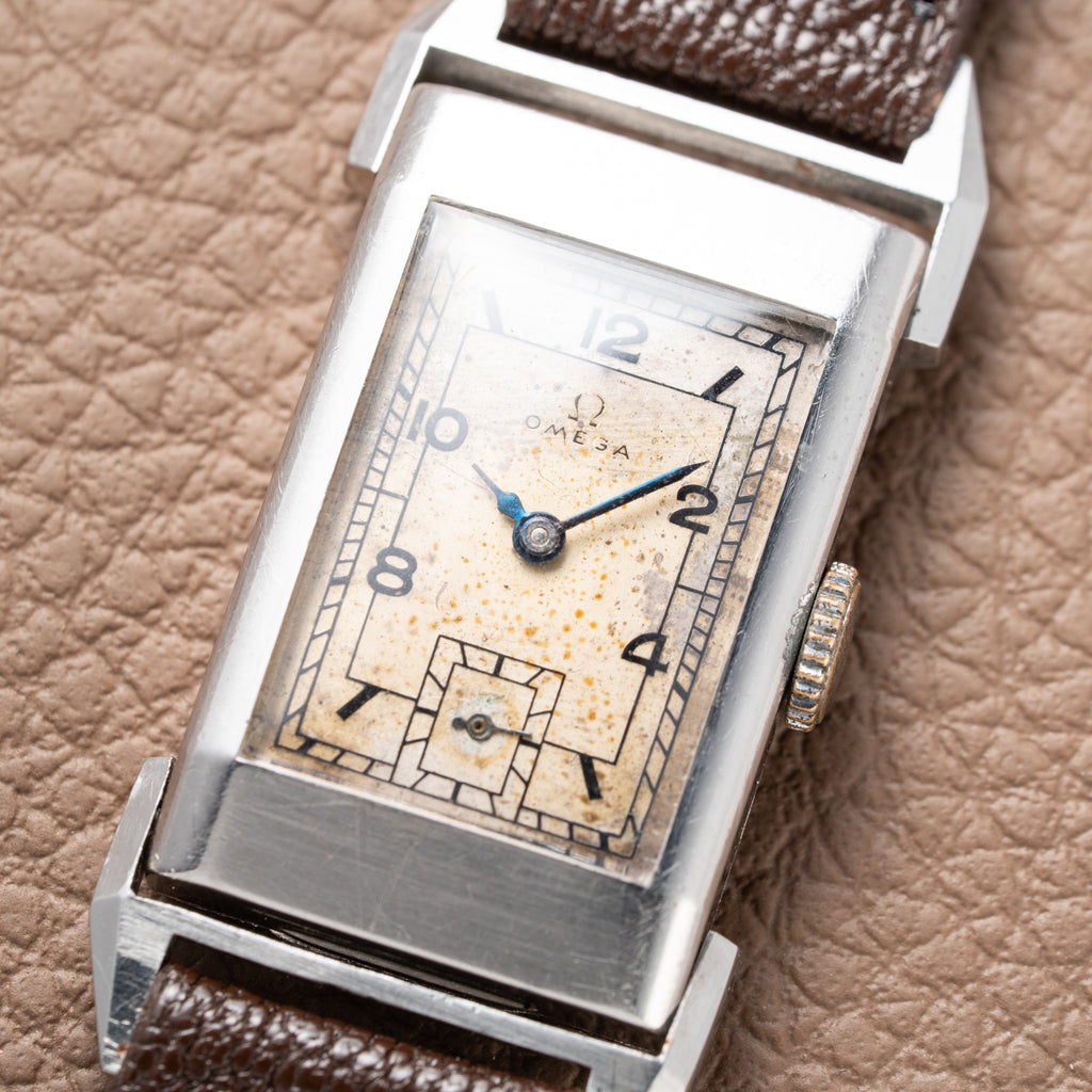Omega Tank T17 Rare Moving Lugs from 1937
