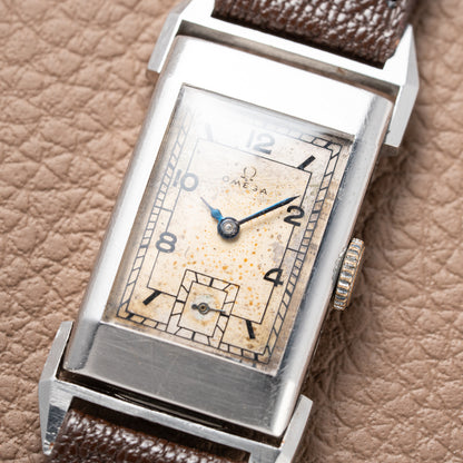 Omega Tank T17 Rare Moving Lugs from 1937